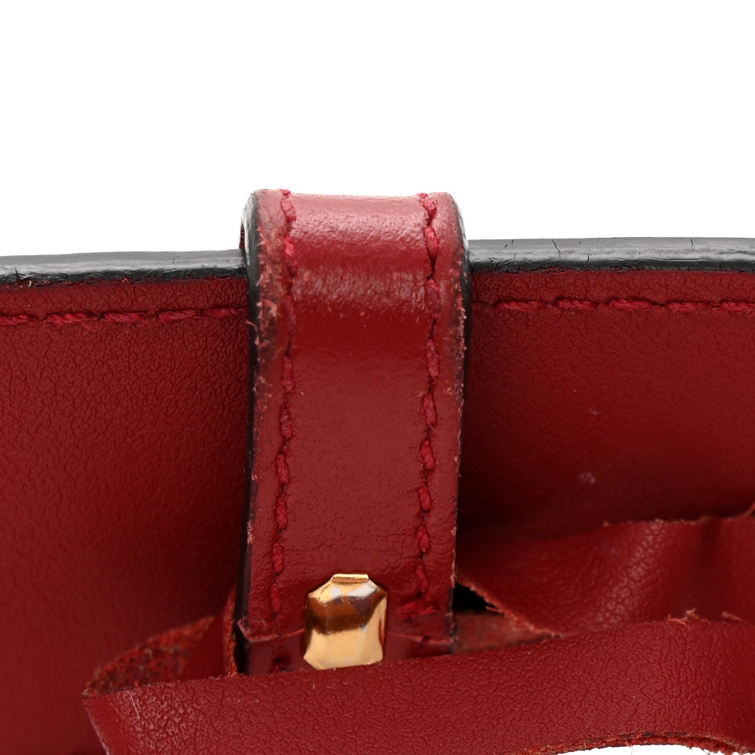 Gucci Plutone Calfskin Double G 40mm Belt 95 38 Rosso 8 of 10