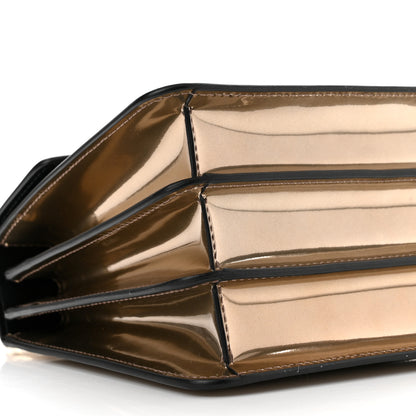 Bulgari Metallic Calfskin Serpenti Forever Top Handle Bronze 9 of 10