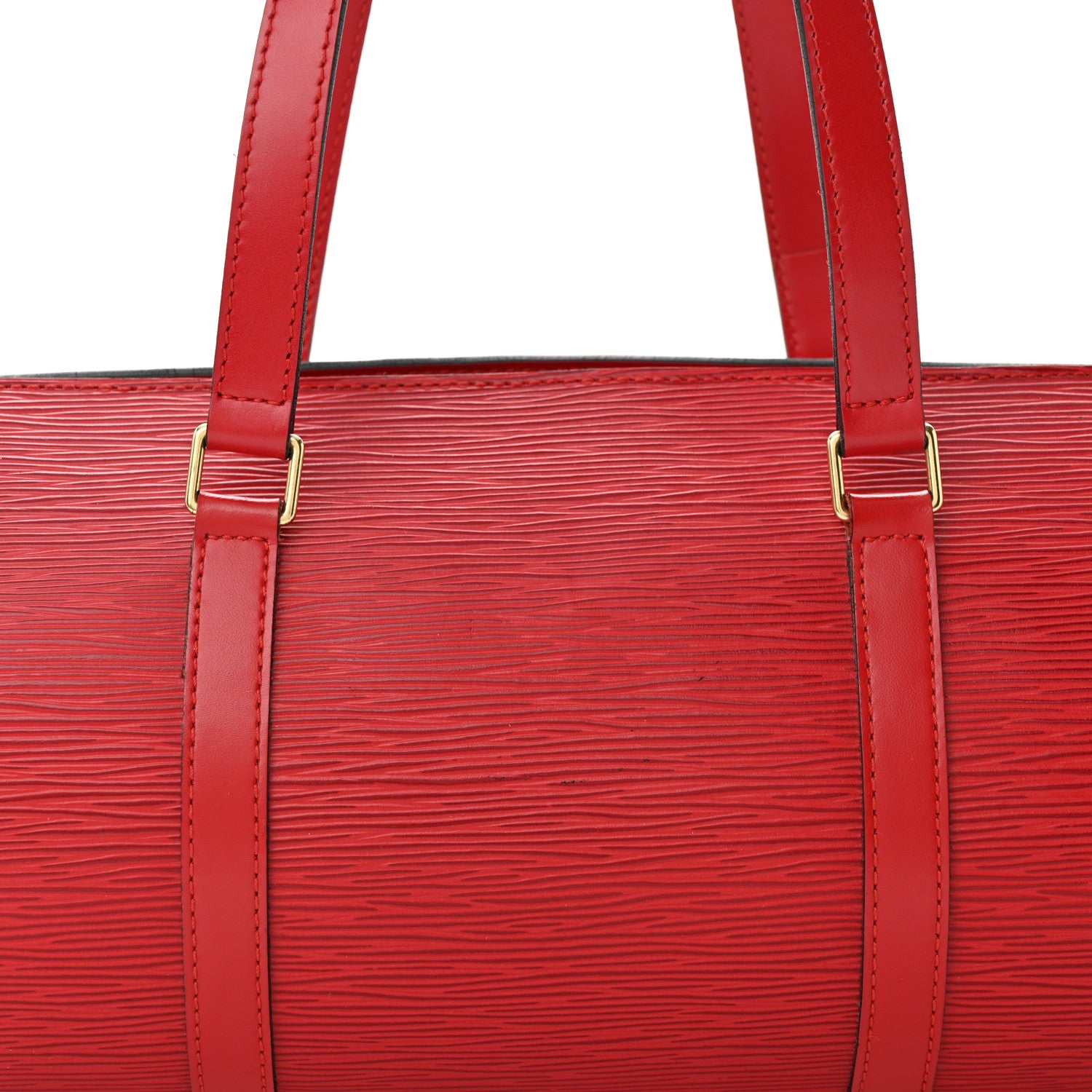 Louis Vuitton LOUIS VUITTON Epi Soufflot Castillan Red 7 of 10