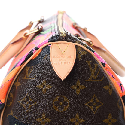Louis Vuitton Monogram Roses Speedy 30 7 of 12