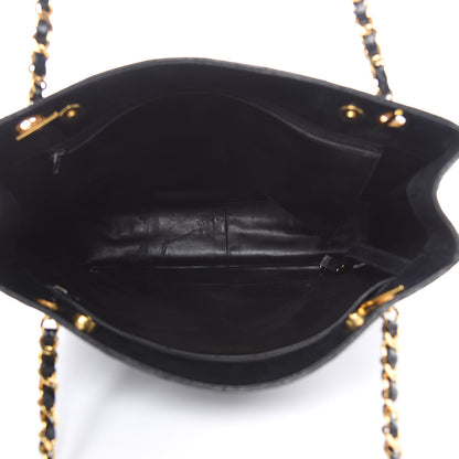 Chanel Lambskin Shopping Tote Black 5 of 21