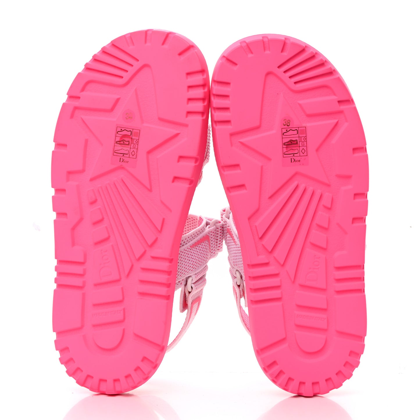 Technical Knit Jute Dioract 10mm Sandals 38 White Fuchsia