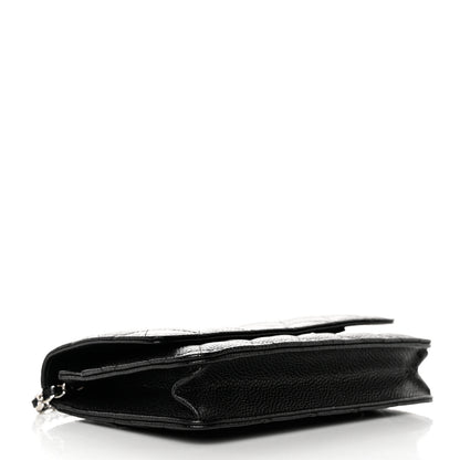 Chanel Caviar Quilted Wallet On Chain WOC Black 4 of 9