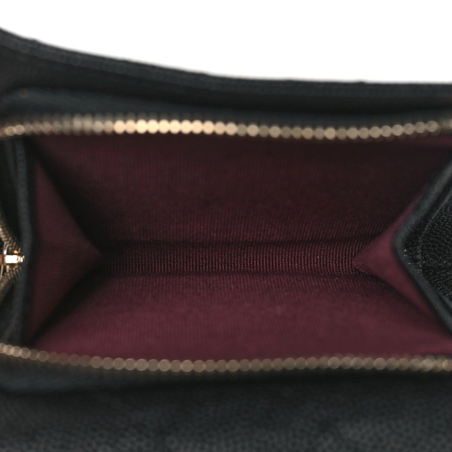 Caviar Quilted Clutch With Chain Bag Black