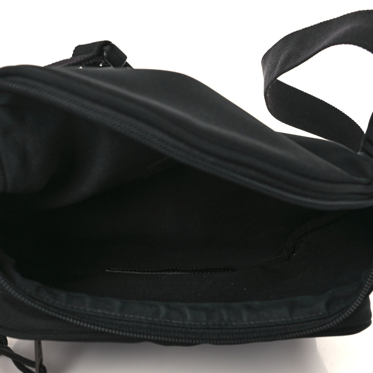 Nylon BB Logo Embroidered Explorer Beltpack Black