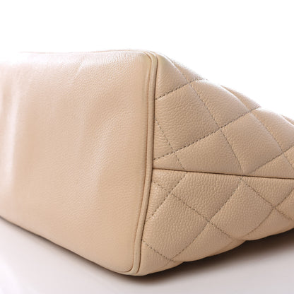 Chanel Caviar Quilted Medallion Tote Beige 7 of 8