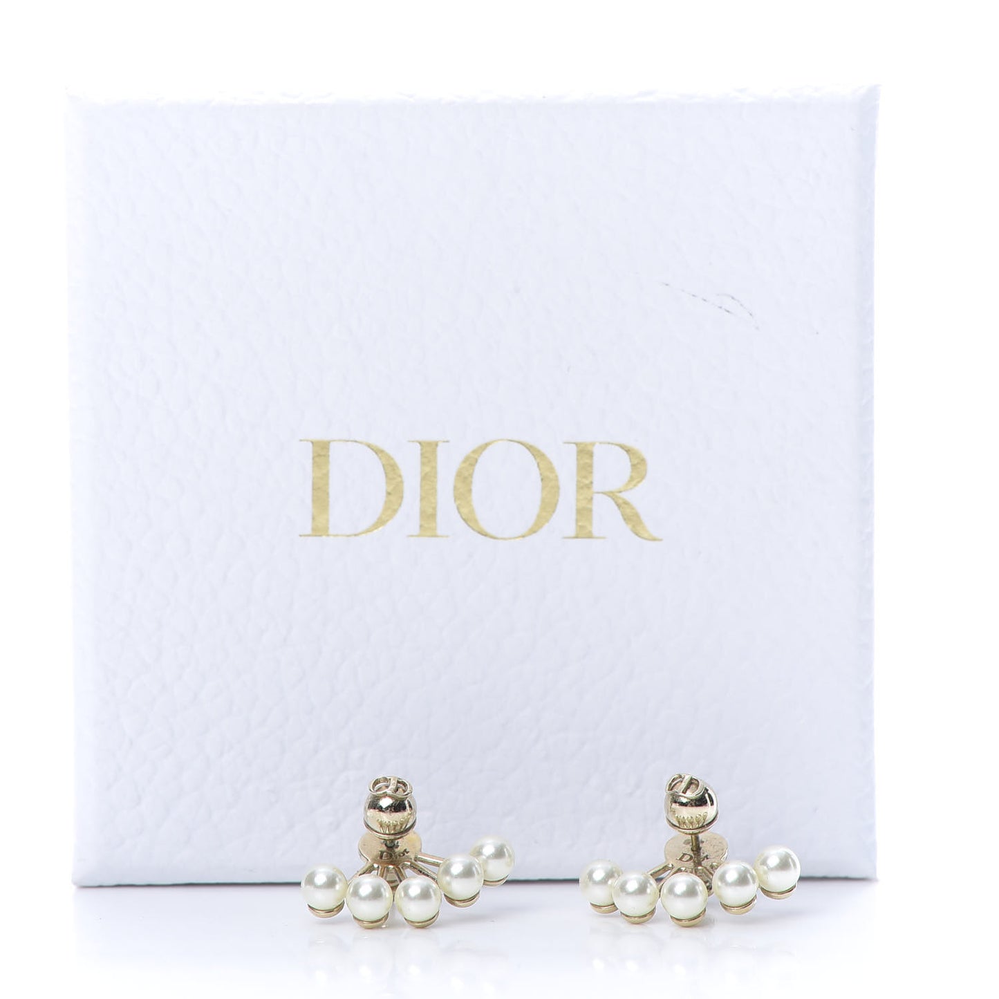 Pearl Petit CD Earrings Gold
