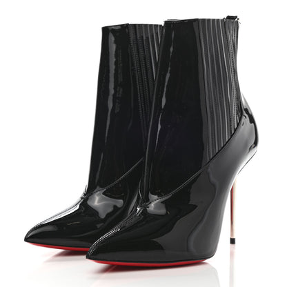 Christian Louboutin Patent Epic 100 Ankle Boots 37.5 Black 3 of 10