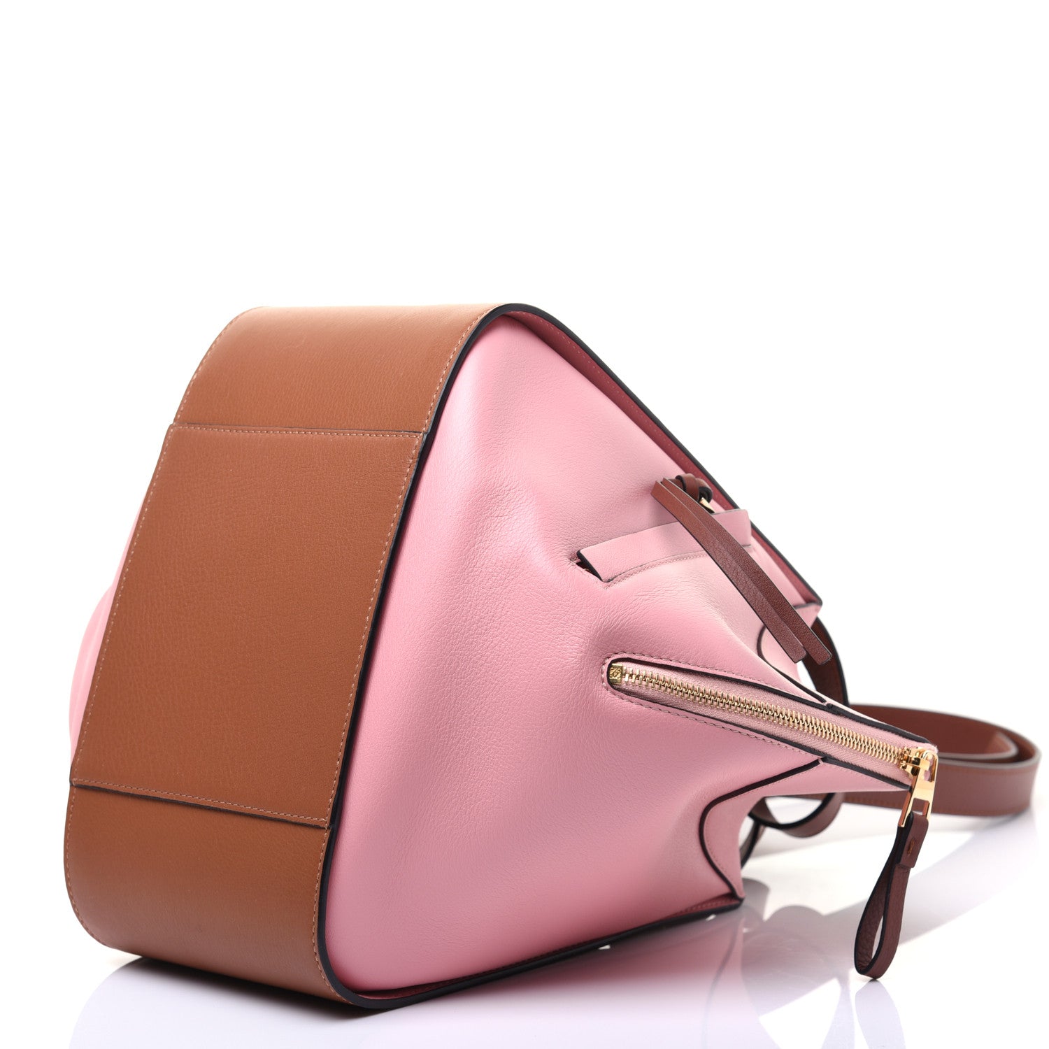 Loewe Calfskin Small Hammock Shoulder Bag Tan Pink Tan 5 of 19