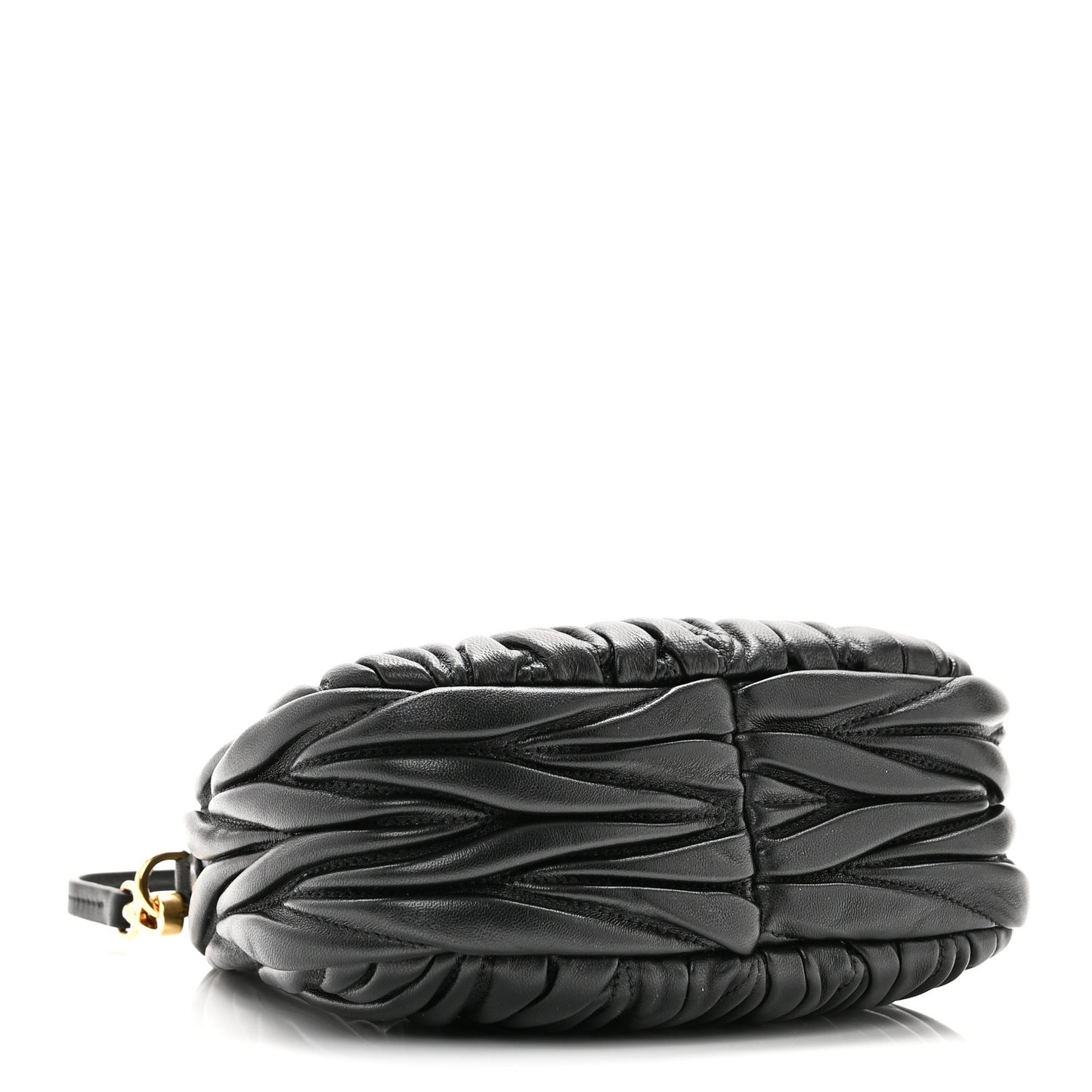 Nappa Matelasse Mini Wander Hobo Black