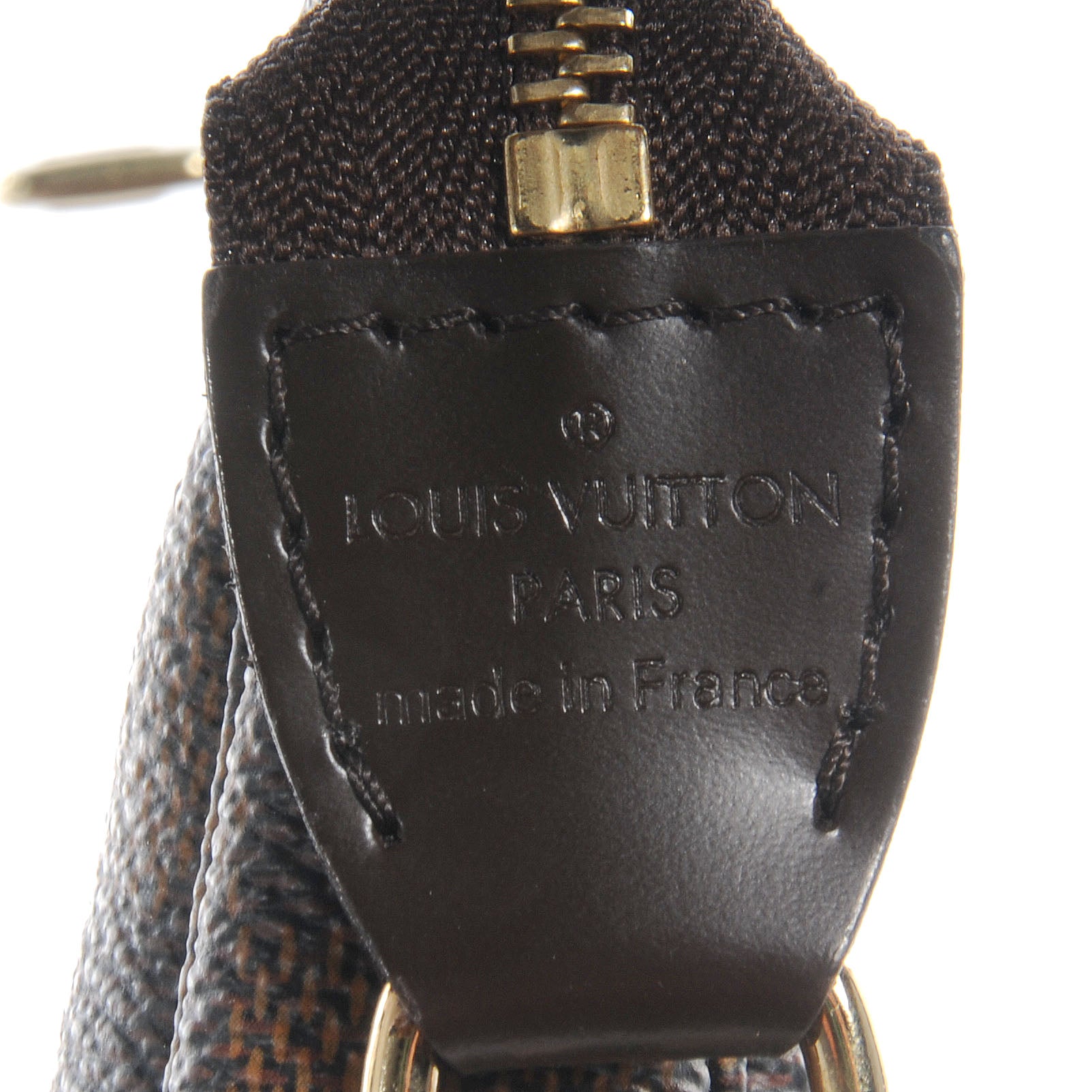 Louis Vuitton Damier Ebene Mini Pochette Accessories Bag 8 of 10