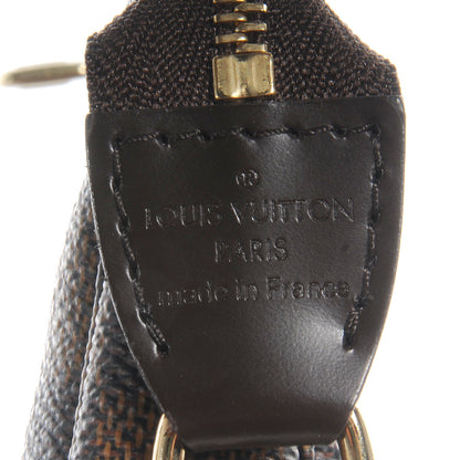 Louis Vuitton Damier Ebene Mini Pochette Accessories Bag 8 of 10