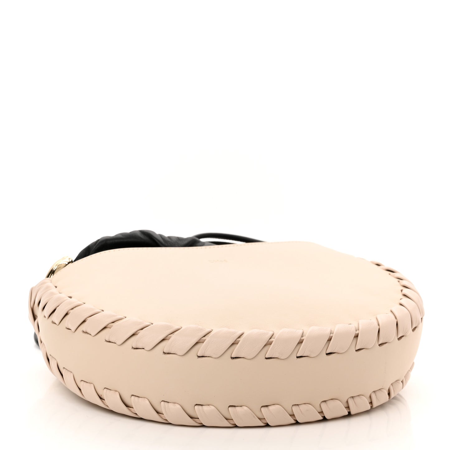 Calfskin Mate Hobo Nude