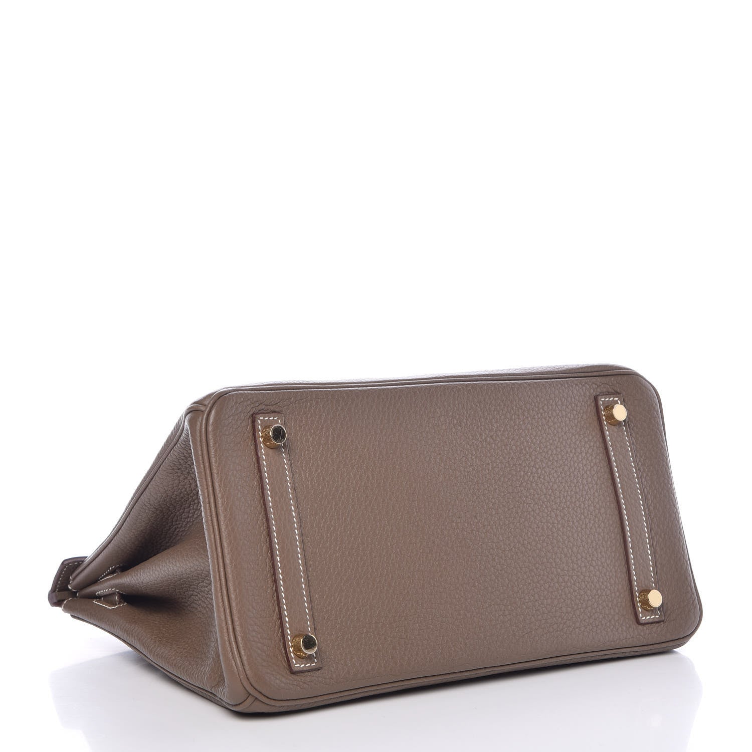 Hermes Taurillon Clemence Birkin 30 Etoupe 5 of 32