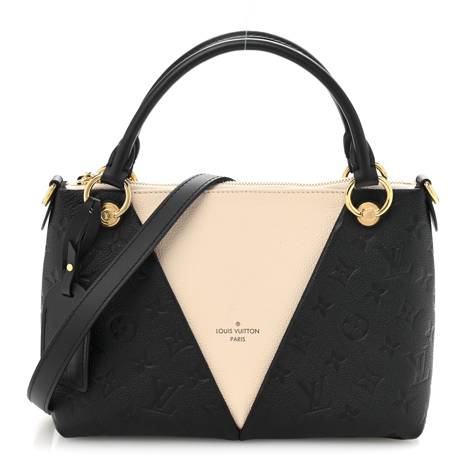 Louis Vuitton Empreinte V Tote BB Black Creme 1 of 13