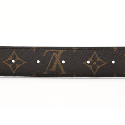 Louis Vuitton Calfskin Monogram Reversible Belt 90 36 Black 4 of 5