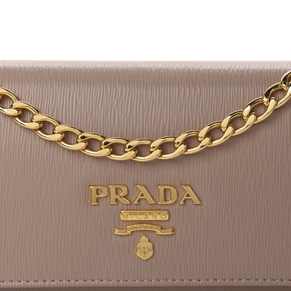 Prada Vitello Move Chain Wallet Cammeo 10 of 10