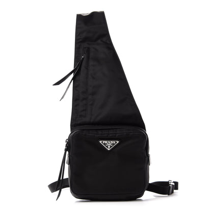 Prada Tessuto Nylon Crossbody Bag Black 3 of 11