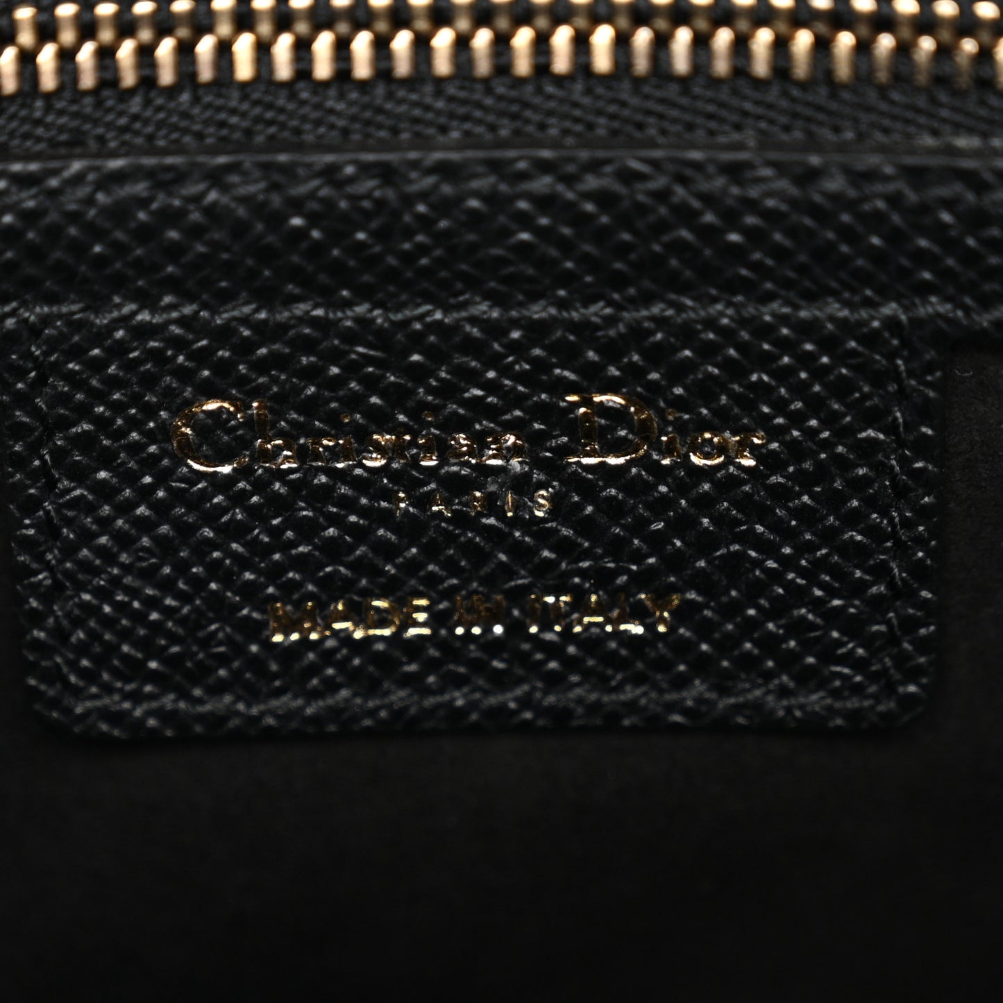 Grained Calfskin Saddle Bag With Strap Black