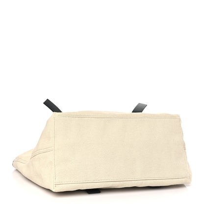 Off-White Canvas Small Commercial Tote Beige 4 of 8