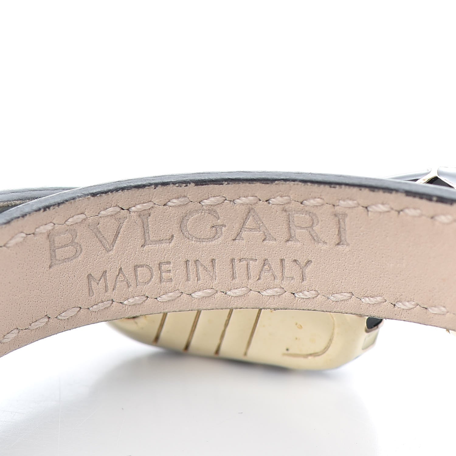 Bulgari Calfskin Serpenti Forever Multi-coiled Bracelet M Aquarelle Turquoise 4 of 4