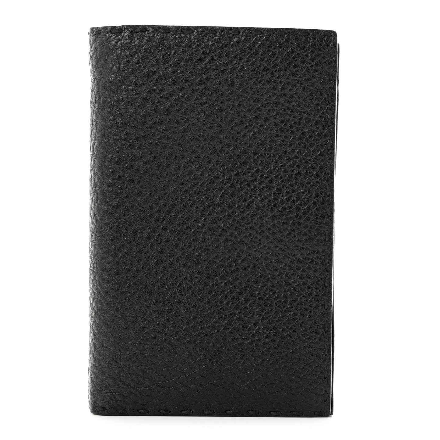 Cuoio Romano Selleria Compact Wallet Black