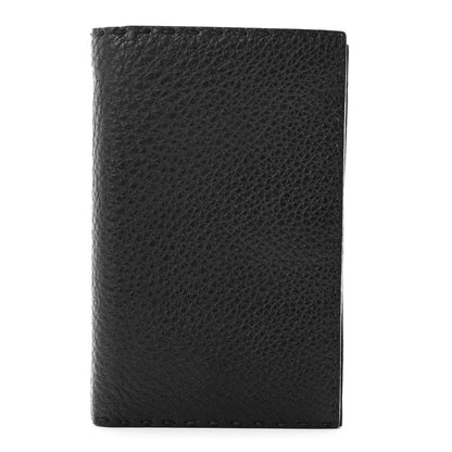 Fendi Cuoio Romano Selleria Compact Wallet Black 1 of 9