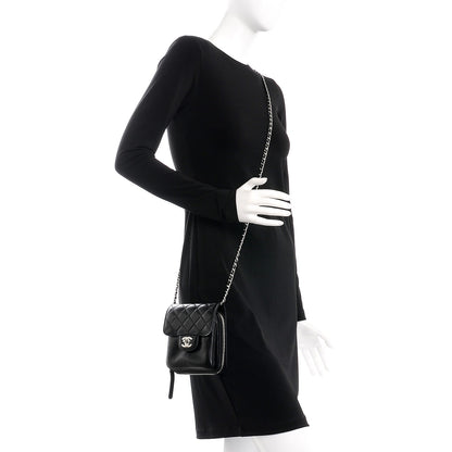 Chanel Lambskin Mini Crossbody Flap Black 2 of 10