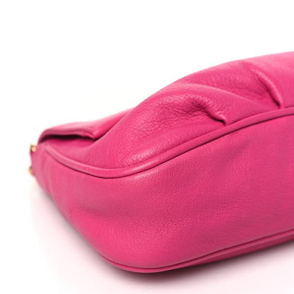 Fendi Vitello Flamingo Fendista Pouchette Crossbody Lampone 9 of 10