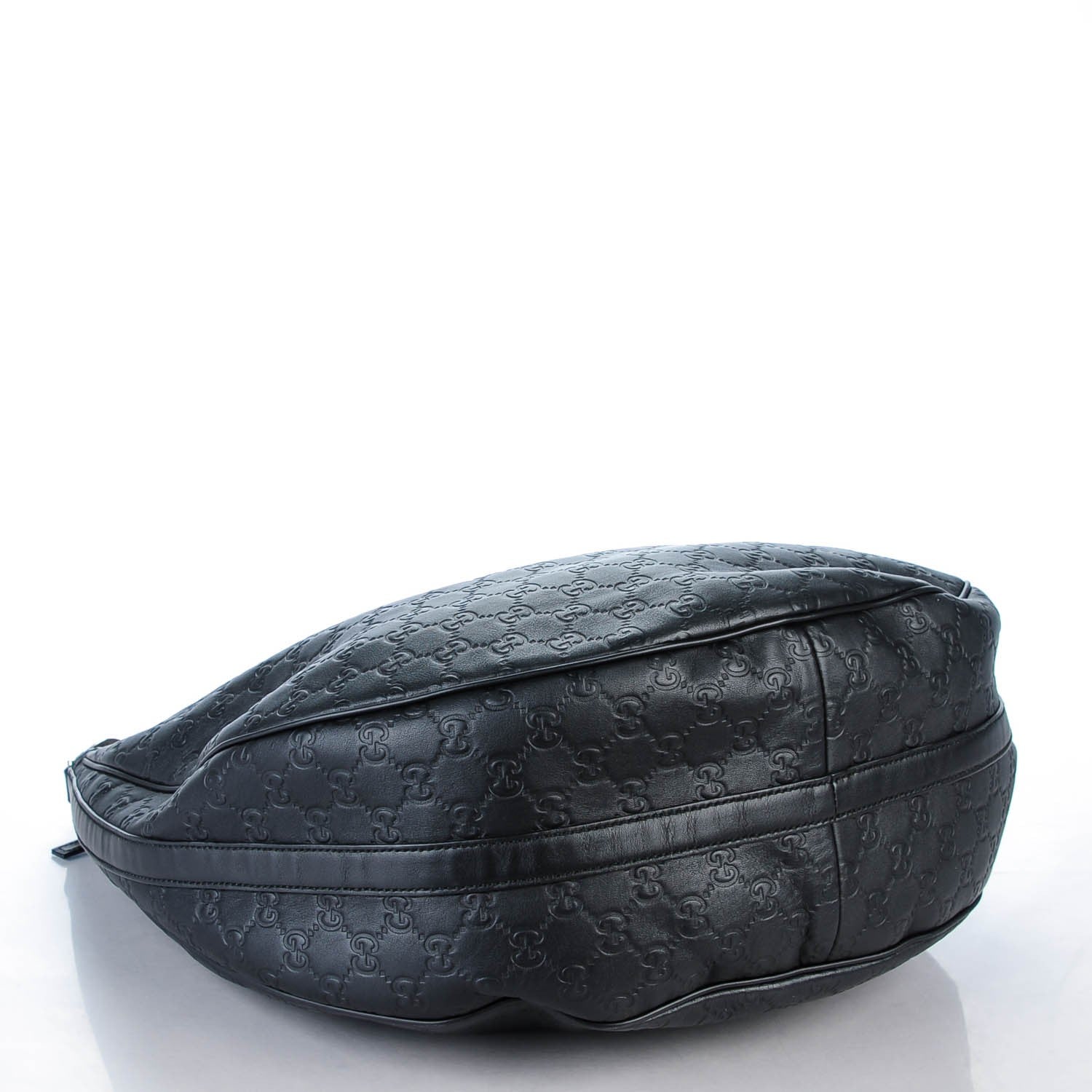 Gucci Guccissima Large GG Twins Hobo Black 4 of 7