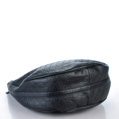 Gucci Guccissima Large GG Twins Hobo Black 4 of 7