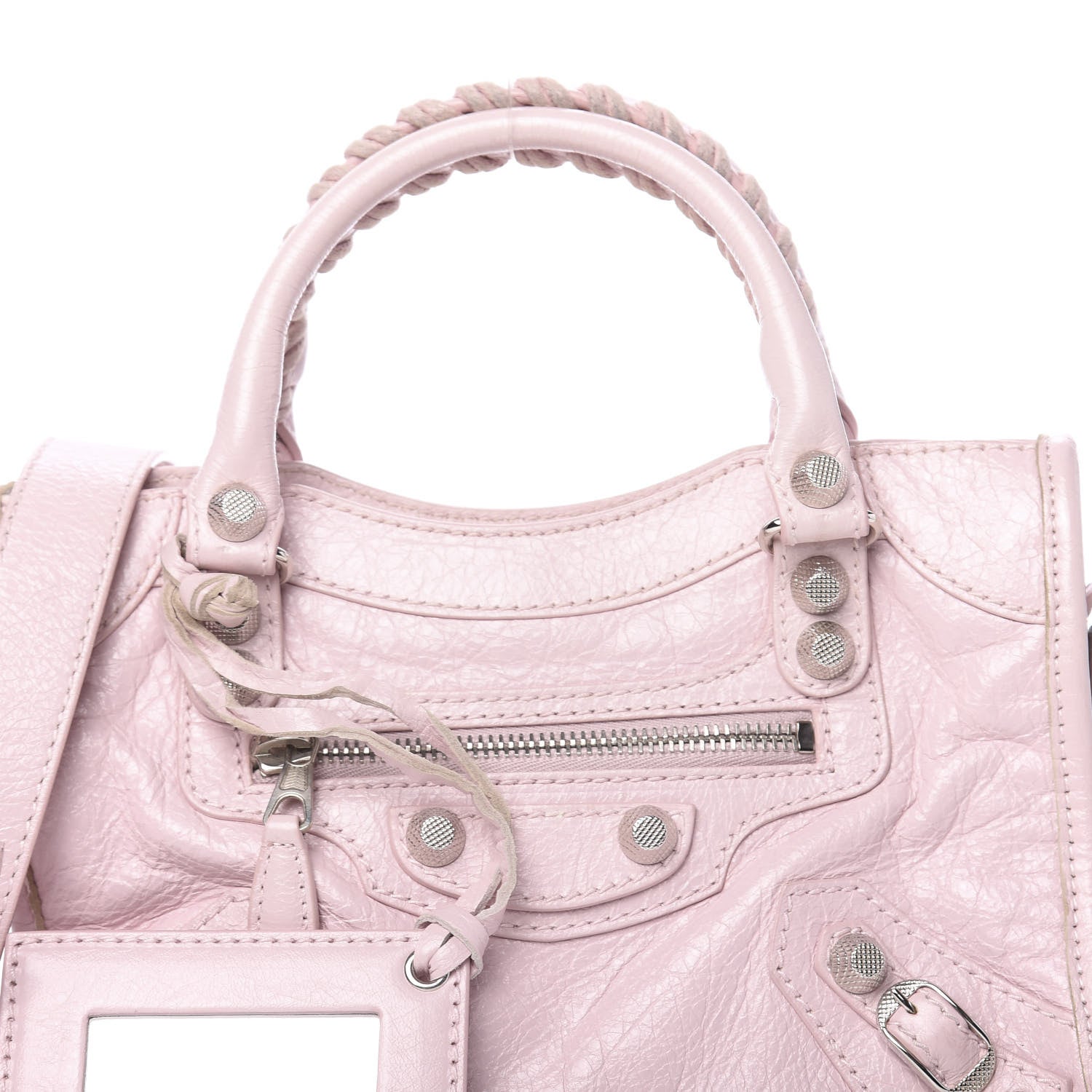 Balenciaga Agneau Giant 12 Silver Hardware Mini City Rose Poudre Rose Petunia 12 of 12
