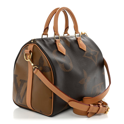 Louis Vuitton Reverse Monogram Giant Speedy Bandouliere 30 3 of 10
