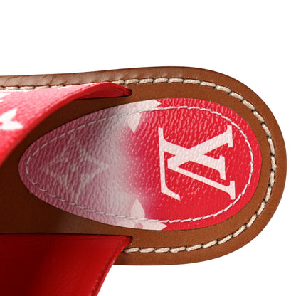 Louis Vuitton Monogram Escale Palma Sandals 38.5 Rouge 13 of 14