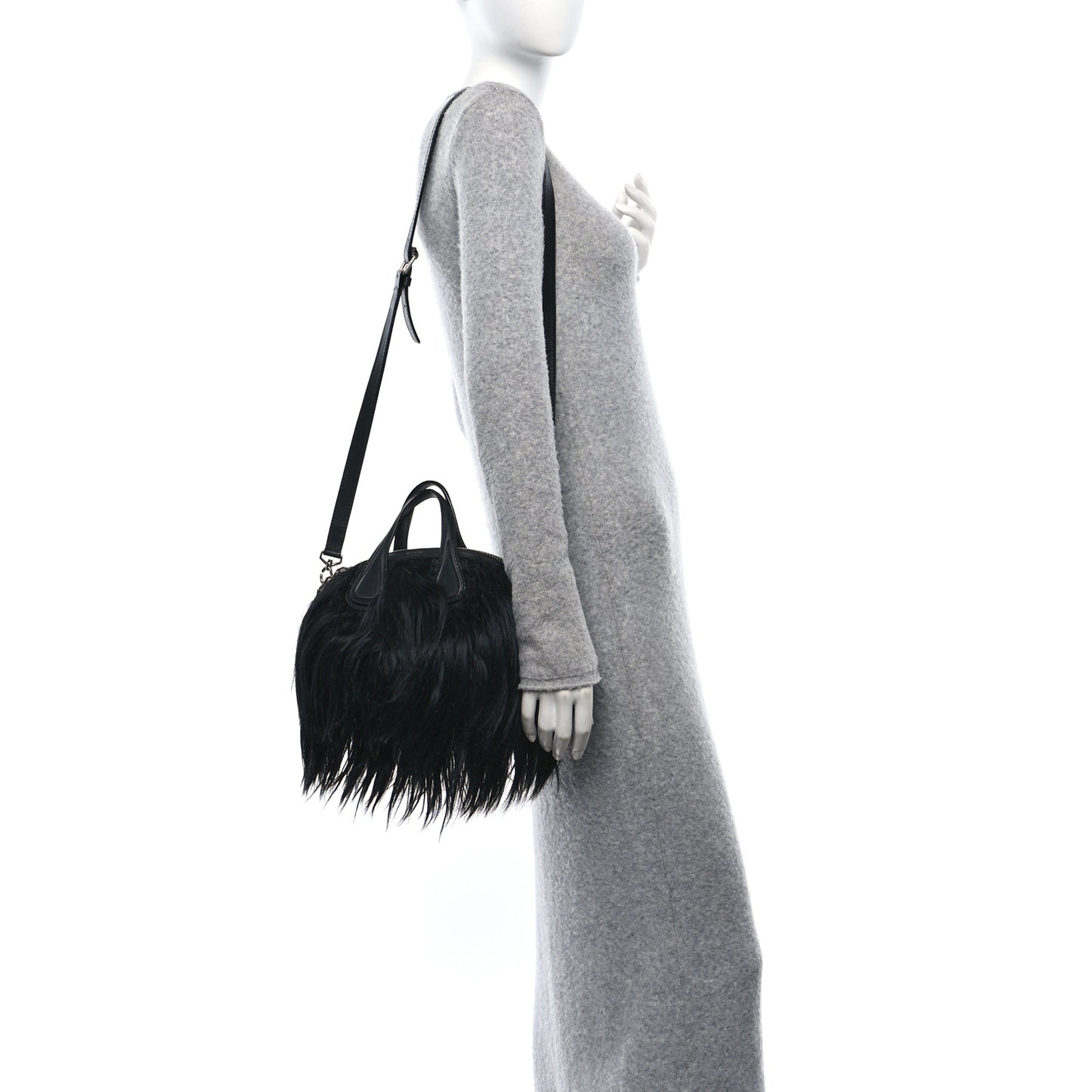 Goat Hair Print Micro Nightingale Black