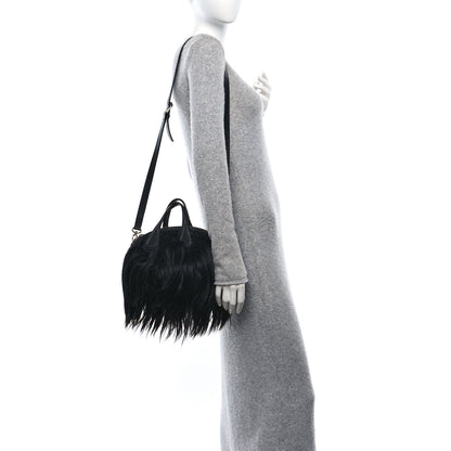 Givenchy Goat Hair Print Micro Nightingale Black 2 of 12