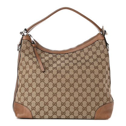 Gucci Monogram Old Libeccio Small Miss GG Hobo Beige Ebony Light Brown 1 of 9