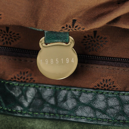 Mulberry Shrunken Calfskin Medium Alexa Pheasant Green 7 of 7
