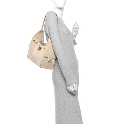 Chanel Caviar Quilted Small Chanel 25 Handbag Beige 2 of 10
