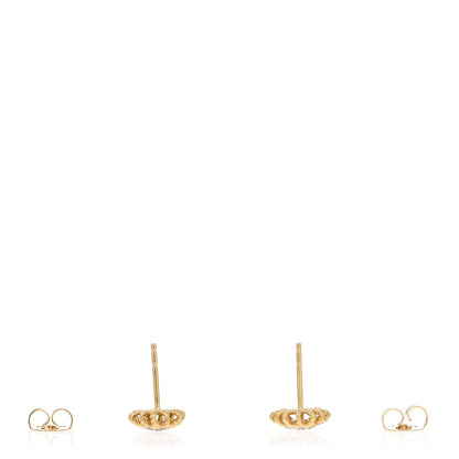 David Yurman 18K Yellow Gold Diamond 10mm Starburst Earrings 3 of 4