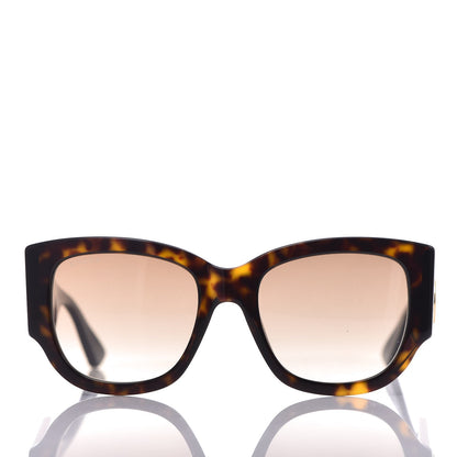 Gucci Acetate Web Oversized Frame Rectangle Sunglasses GG0276S Tortoiseshell 2 of 10
