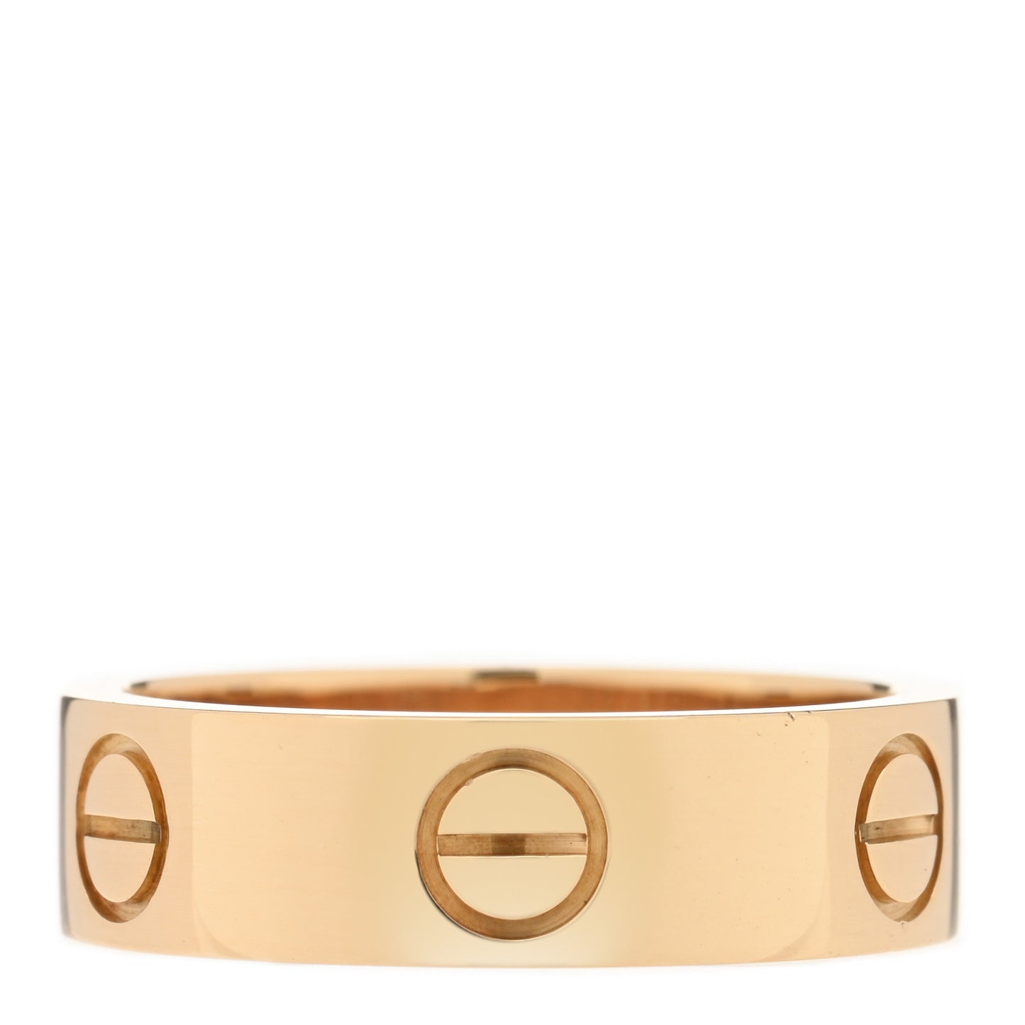 18K Yellow Gold 5.5mm LOVE Ring 53 6.25