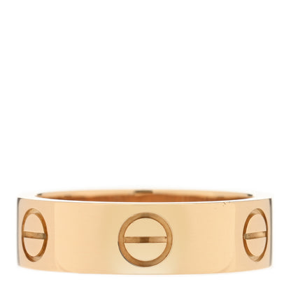 Cartier 18K Yellow Gold 5.5mm LOVE Ring 53 6.25 3 of 4