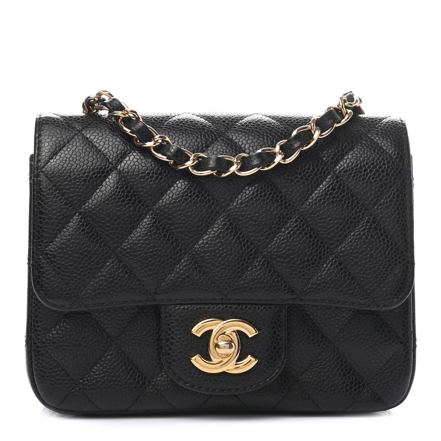 Chanel Caviar Quilted Mini Square Flap Black 1 of 9