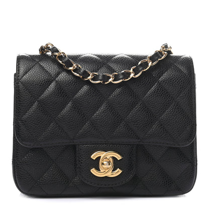 Chanel Caviar Quilted Mini Square Flap Black 1 of 9