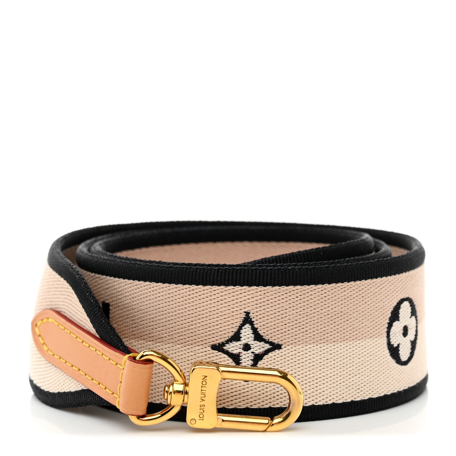 Louis Vuitton Jacquard Speedy Bandouliere 20 Shoulder Strap Black 1 of 6