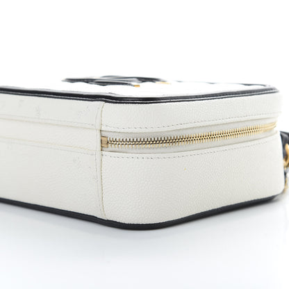 Chanel Caviar Quilted Medium CC Filigree Vanity Case White Black 10 of 16