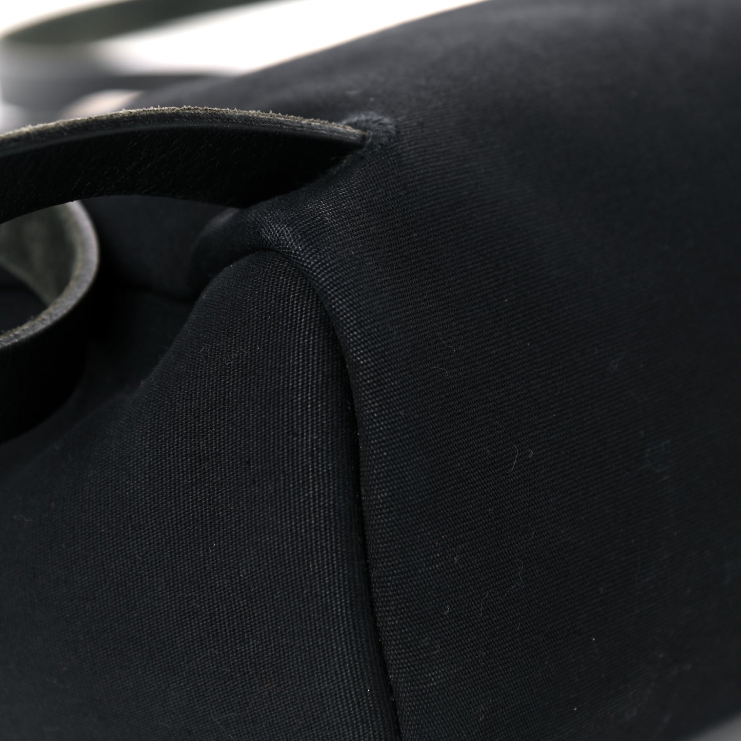 Toile Vache Calfskin Herbag 30 PM Backpack Black