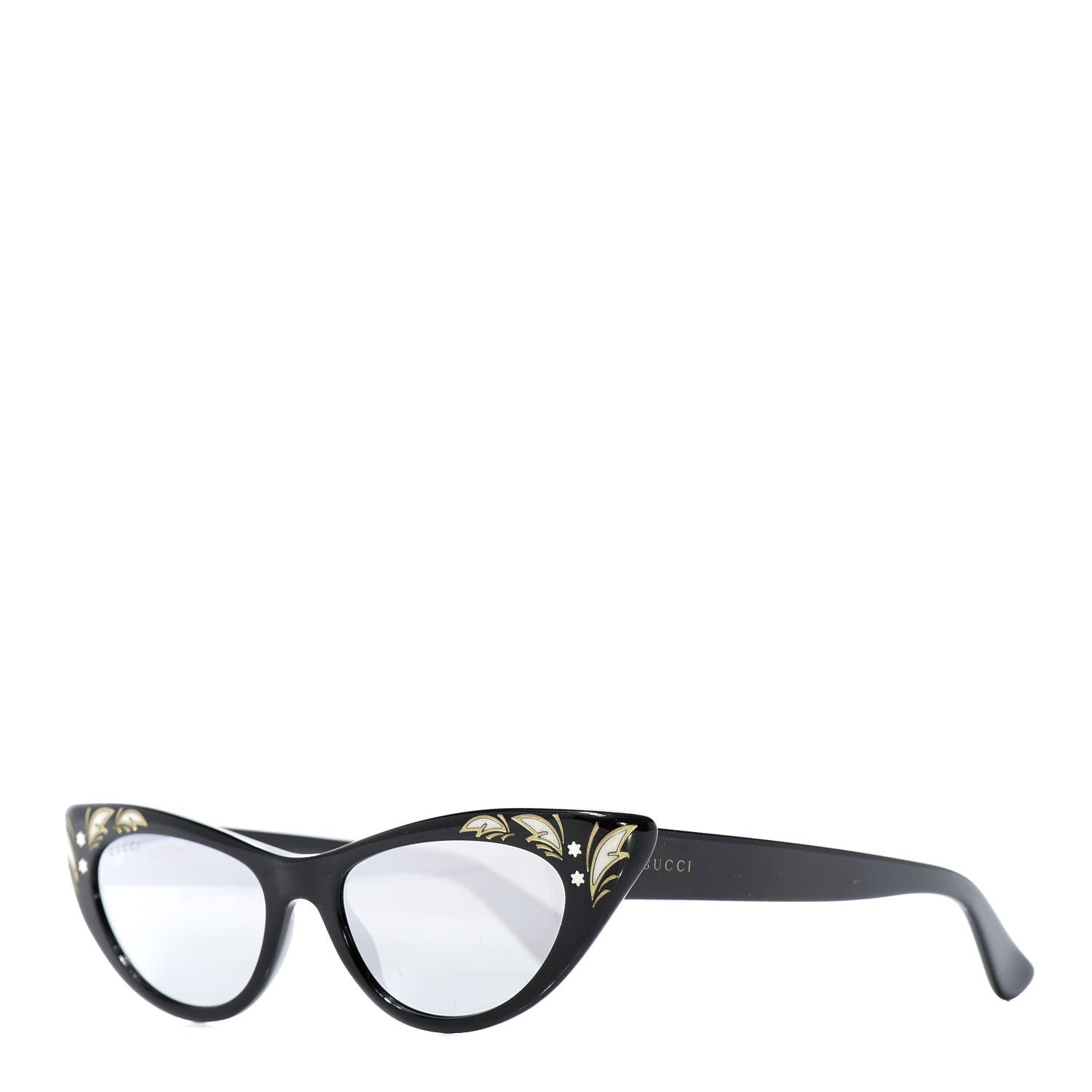 Gucci Acetate Cat Eye GG0089S Sunglasses Black 1 of 9