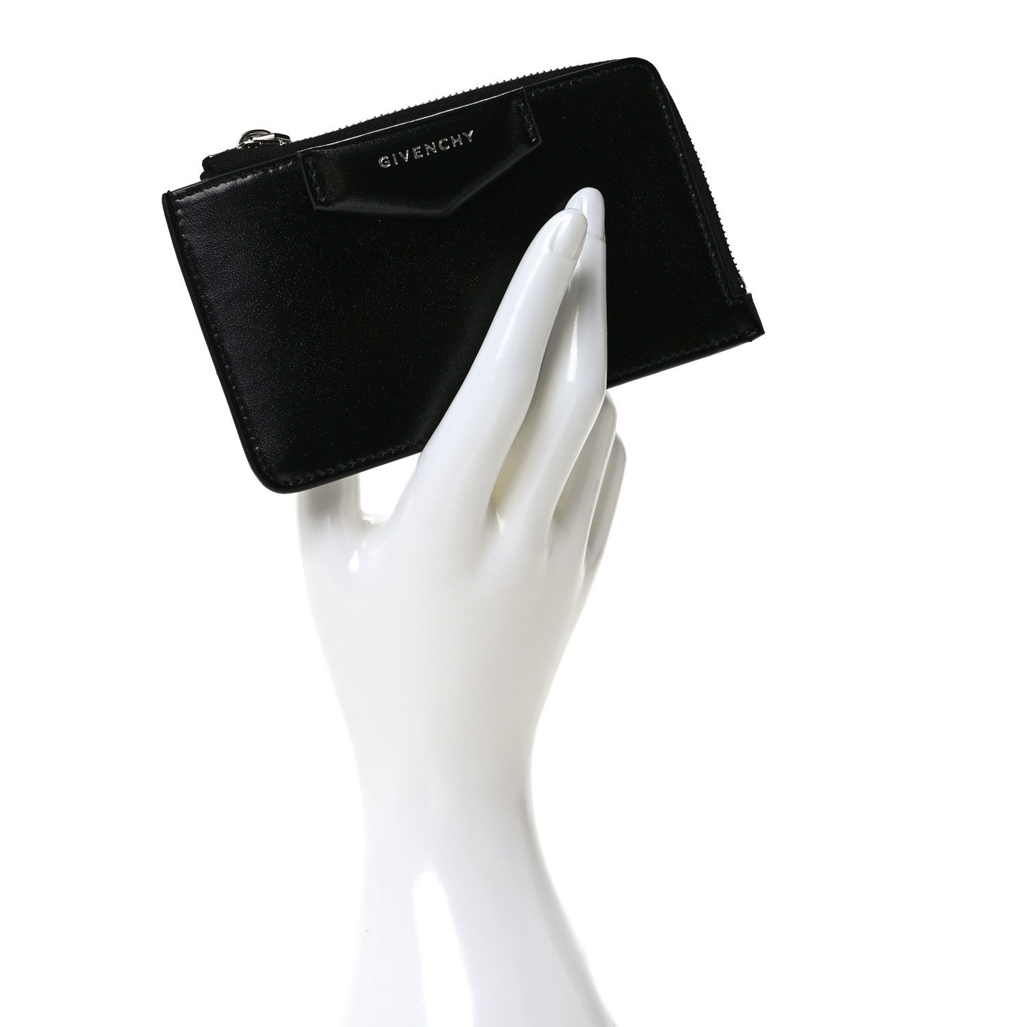 Box Antigona Zipped Card Holder Black